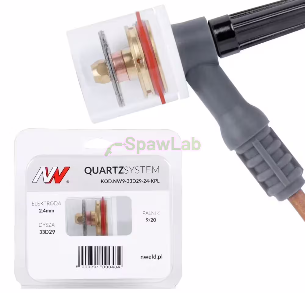Spartus QUARTZSystem, große Gaslinse, Düse S, auswechselbares Sieb 9/20 [für Elektrode 2,4mm]