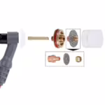 Spartus QUARTZSystem, große Gaslinse, Düse S, auswechselbares Sieb 9/20 [für Elektrode 2,4mm], Bild 3