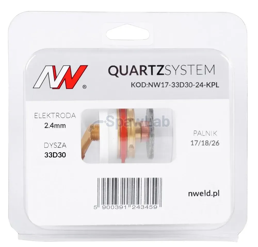 Spartus QUARTZSYSTEM - duża soczewka dysza S 17/18/26 [na elektrodę 2.4mm], zdjęcie 4