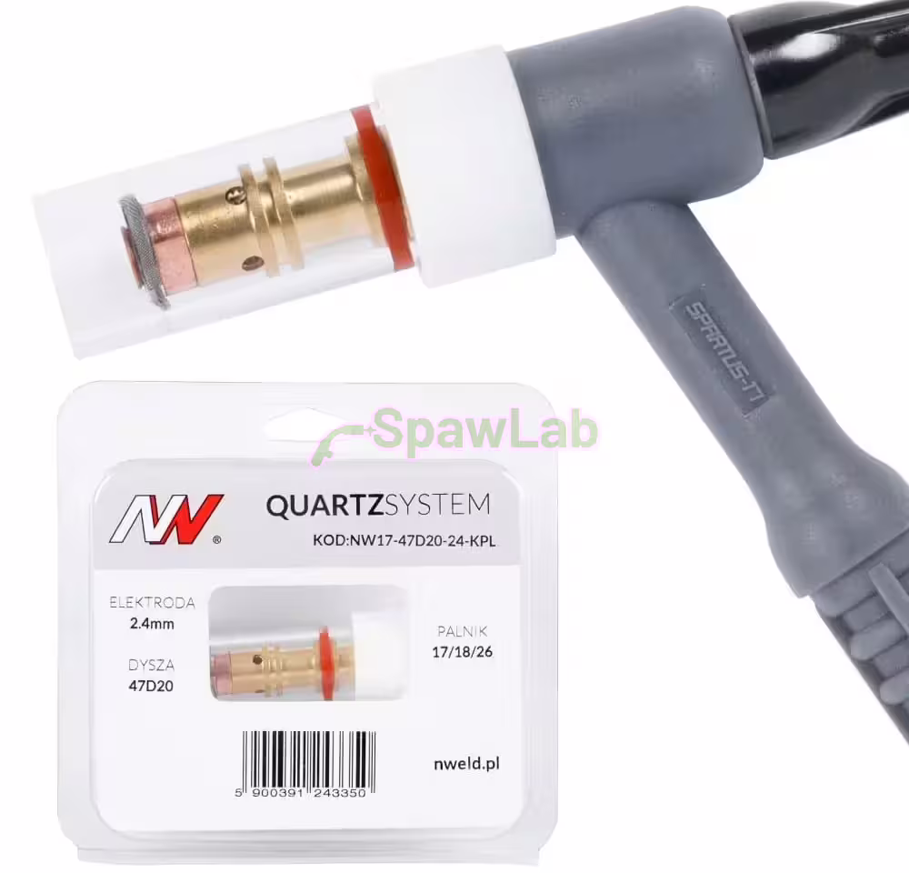 Spartus QUARTZSYSTEM - mała soczewka dysza L 17/18/26 [na elektrodę 2.4mm]