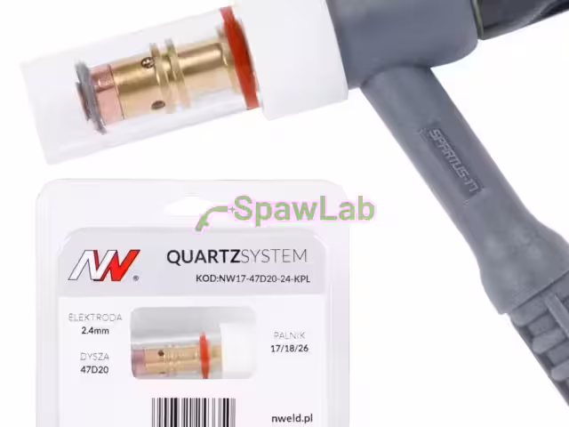 Spartus QUARTZSYSTEM - mała soczewka dysza L 17/18/26 [na elektrodę 2.4mm]