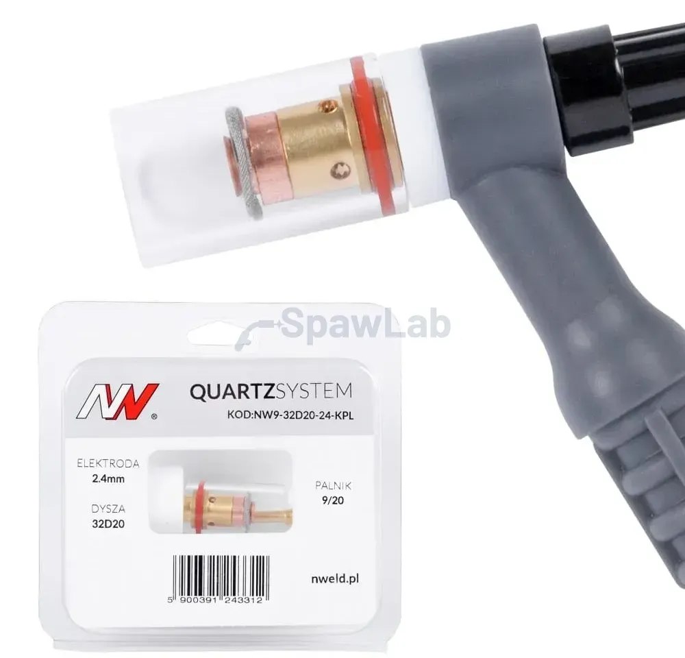 Spartus QUARTZSystem, kleine Gaslinse, Düse L 9/20 [für Elektrode 2,4mm]
