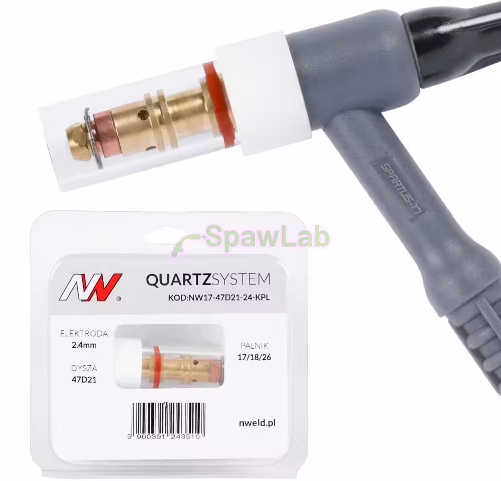 Spartus QUARTZSYSTEM, small gas lens, nozzle L, replaceable screen 17/18/26 [for 2.4mm electrode]