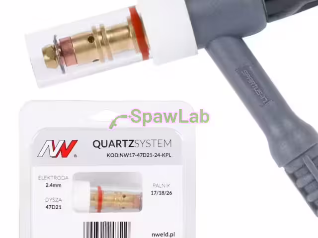 Spartus QUARTZSYSTEM - mała soczewka dysza L, wymienne sitko 17/18/26 [na elektrodę 2.4mm]