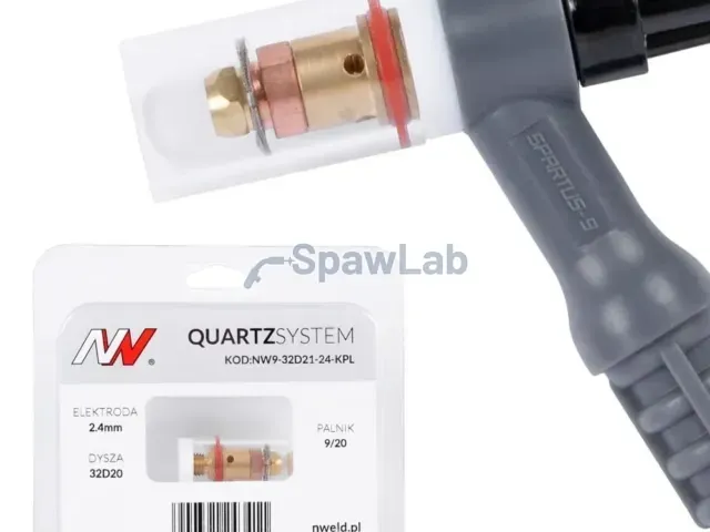 Spartus QUARTZSystem - mała soczewka dysza L, wymienne sitko 9/20 [na elektrodę 2.4mm]