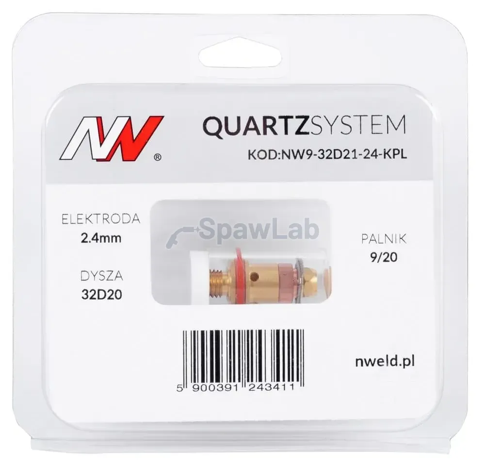 Spartus QUARTZSystem, kleine Gaslinse, Düse L, auswechselbares Sieb 9/20 [für Elektrode 2,4mm], Bild 4