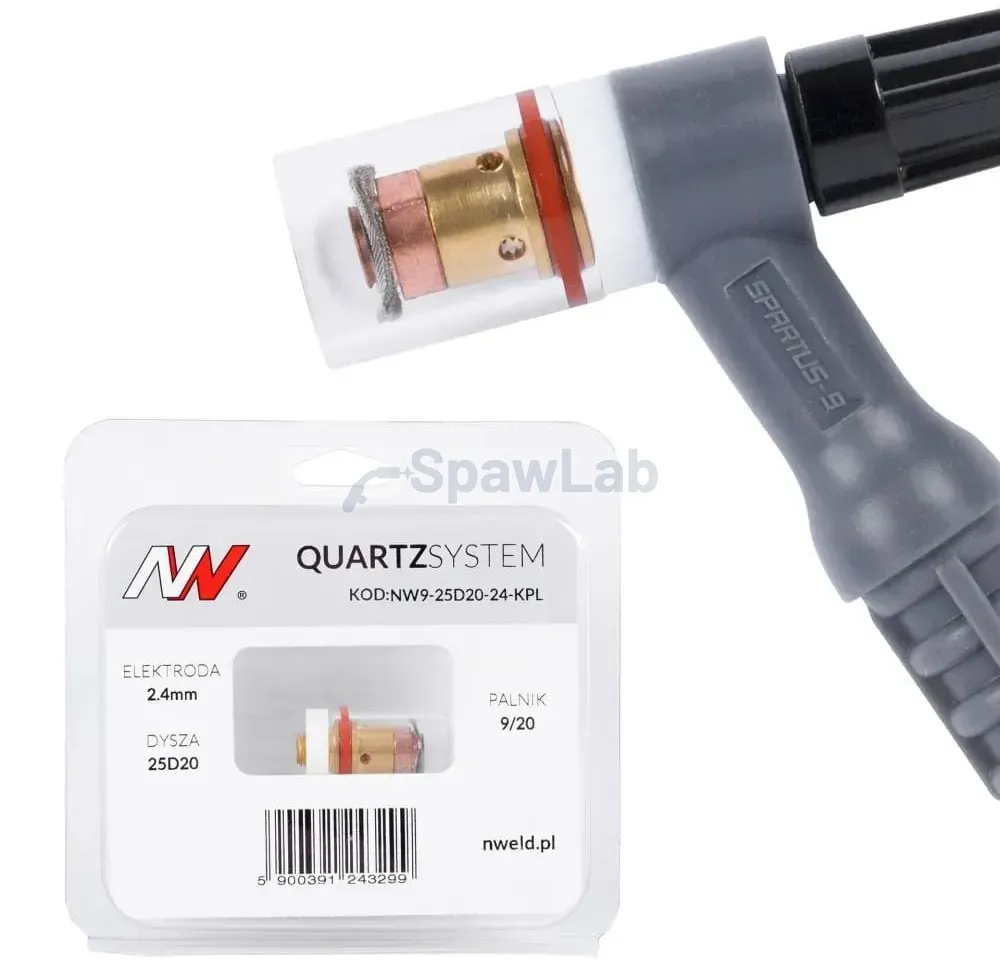 Spartus QUARTZSystem, kleine Gaslinse, Düse S 9/20 [für Elektrode 2,4mm]