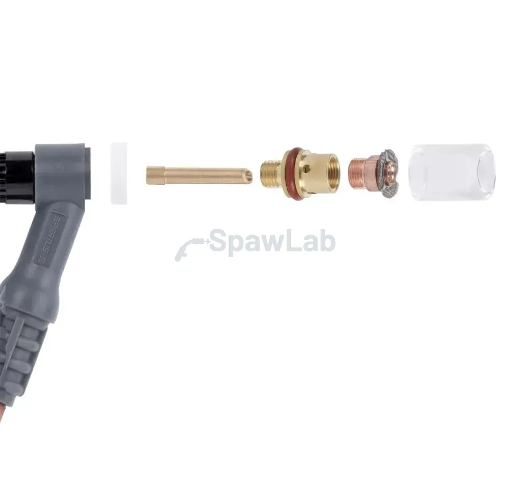 Spartus QUARTZSystem, kleine Gaslinse, Düse S 9/20 [für Elektrode 2,4mm], Bild 3