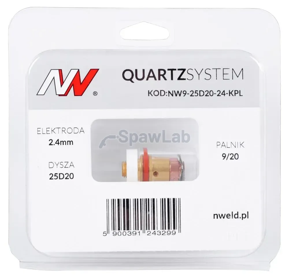 Spartus QUARTZSystem, kleine Gaslinse, Düse S 9/20 [für Elektrode 2,4mm], Bild 4