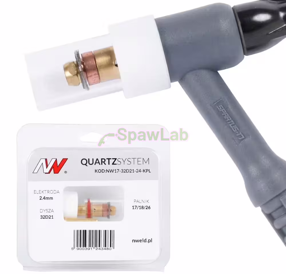Spartus QUARTZSystem - mała soczewka dysza S, wymienne sitko 17/18/26 [na elektrodę 2.4mm]