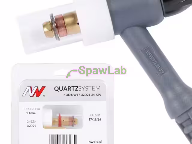 Spartus QUARTZSystem - mała soczewka dysza S, wymienne sitko 17/18/26 [na elektrodę 2.4mm]