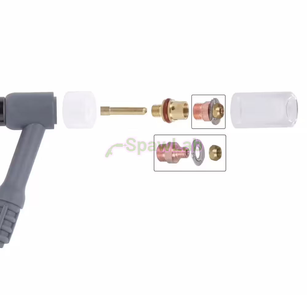 Spartus QUARTZSystem - mała soczewka dysza S, wymienne sitko 17/18/26 [na elektrodę 2.4mm], zdjęcie 3