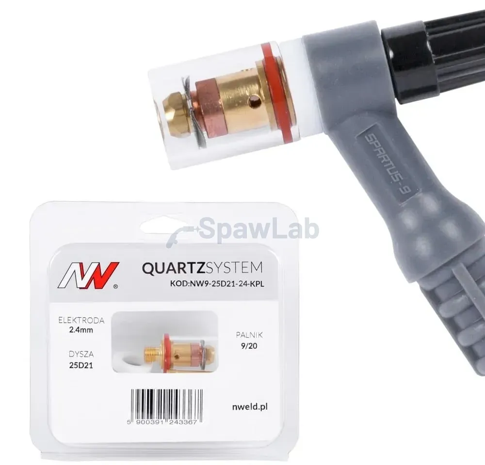 Spartus QUARTZSystem, kleine Gaslinse, Düse S, auswechselbares Sieb 9/20 [für Elektrode 2,4mm]
