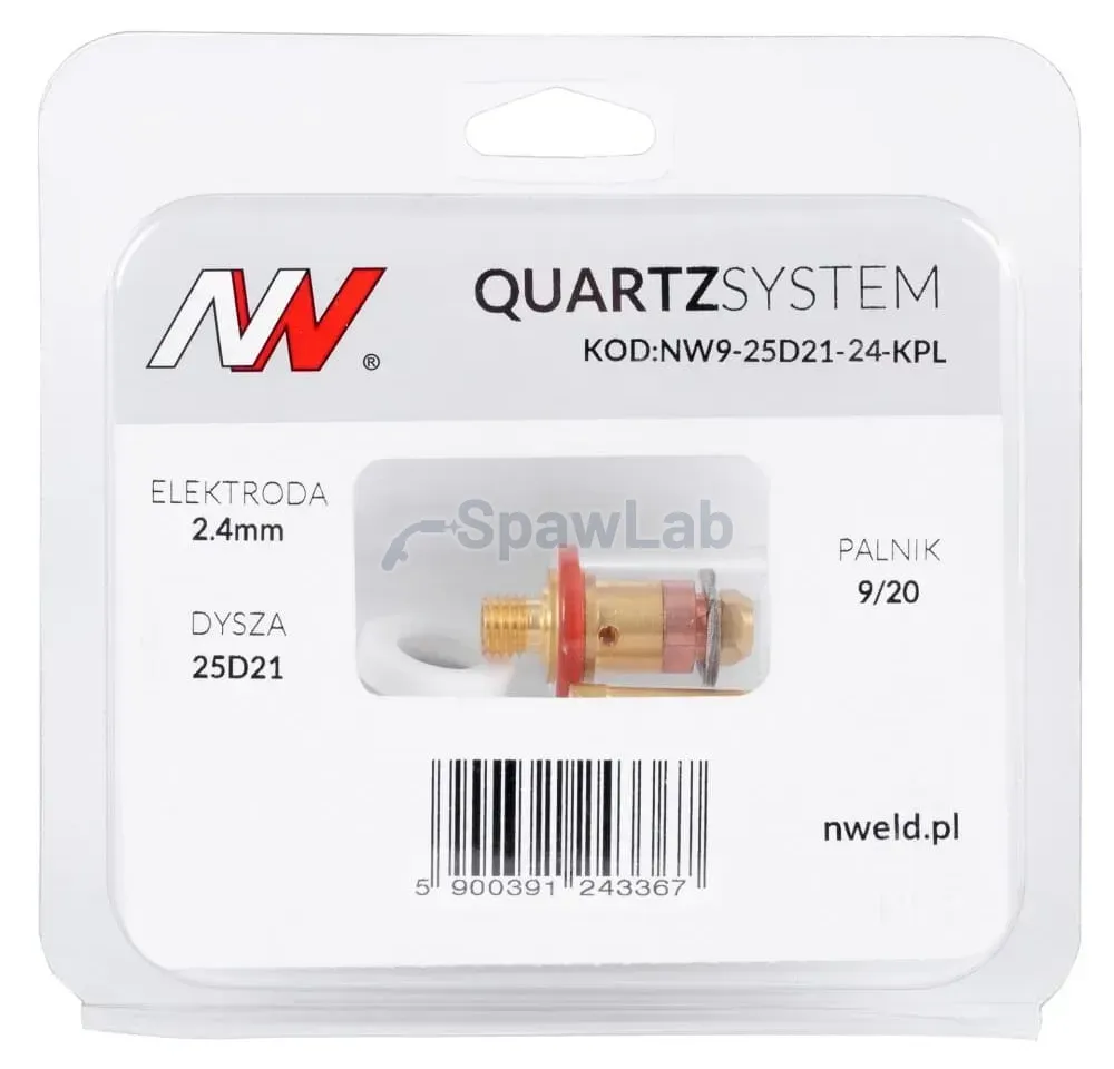 Spartus QUARTZSystem, kleine Gaslinse, Düse S, auswechselbares Sieb 9/20 [für Elektrode 2,4mm], Bild 4