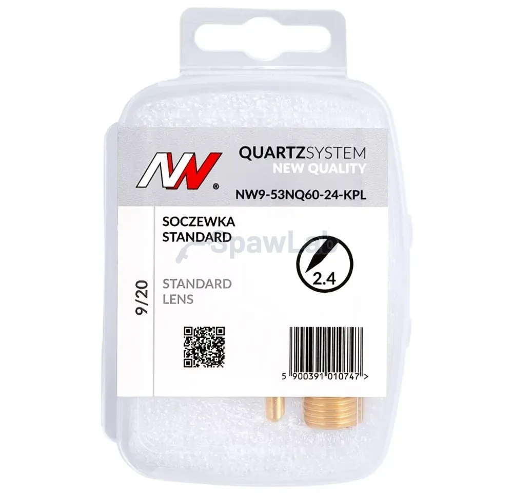 Spartus QUARTZSystem NQ - soczewka standard 9/20 [na elektrodę 2.4mm], zdjęcie 4