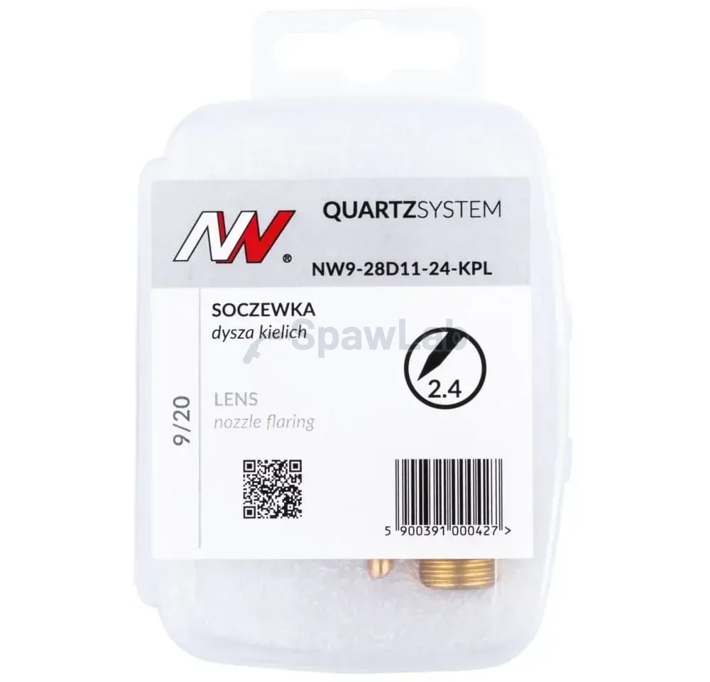 Spartus QUARTZSystem, Gaslinse mit Kelchdüse 9/20 [für Elektrode 2,4mm], Bild 4