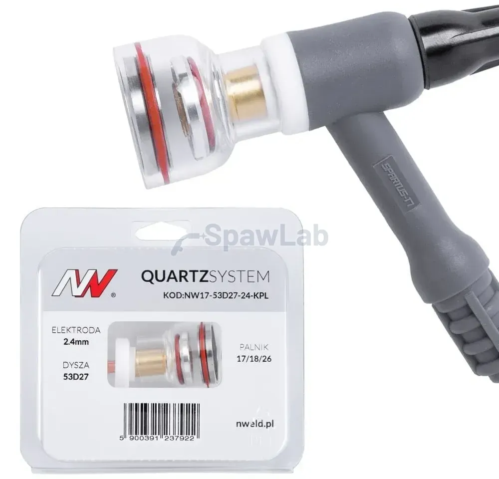 Spartus QUARTZSYSTEM, Linse Ver.. kurz Gasdüse L 17/18/26 [für Elektrode 2.4mm]