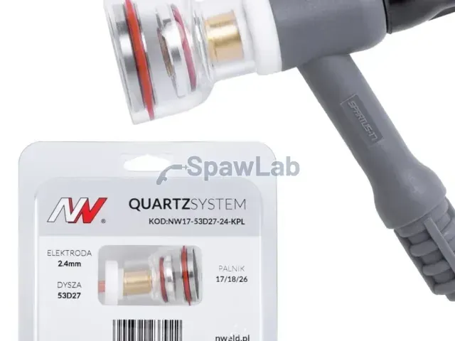 Spartus QUARTZSYSTEM, Soczewka Wer. krótka dysza kielich L 17/18/26 [na elektrodę 2.4mm]