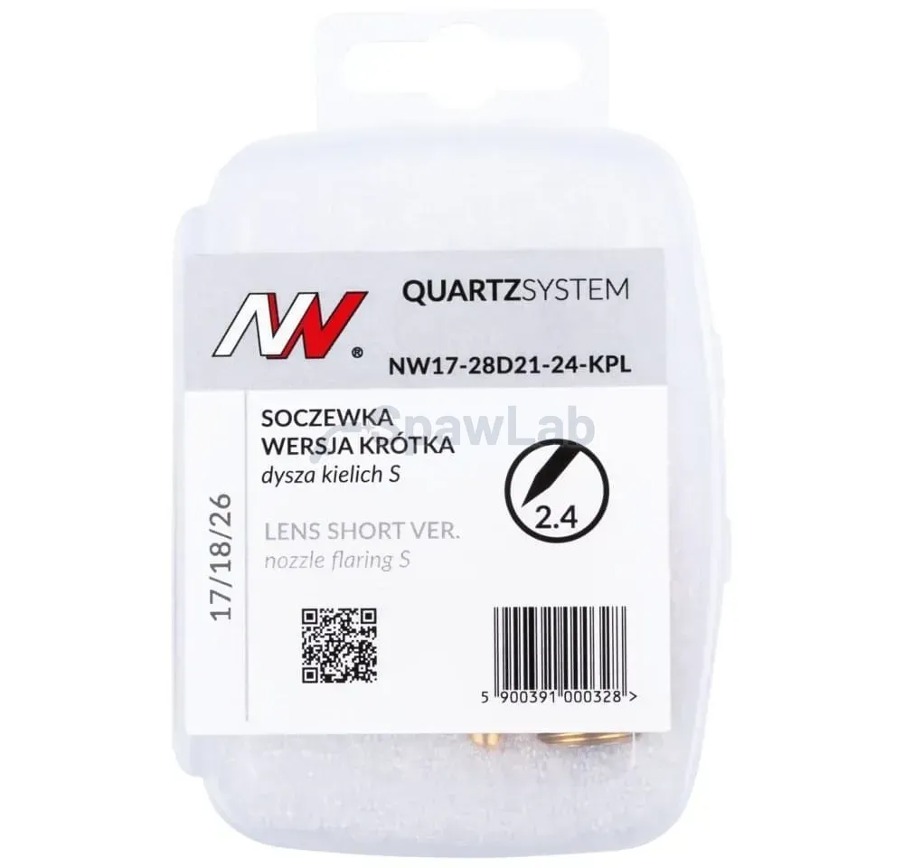 Spartus QUARTZSYSTEM - Lens Ver.. short gas cup S 17/18/26 [for electrode 2.4mm], photo 4