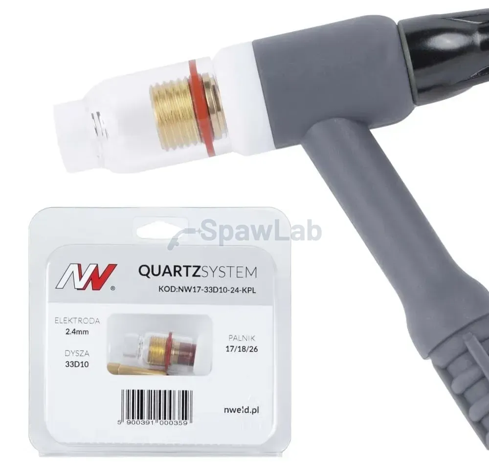 Spartus QUARTZSYSTEM, Gaslinse kurze Ausführung 17/18/26 [für Elektrode 2,4mm]