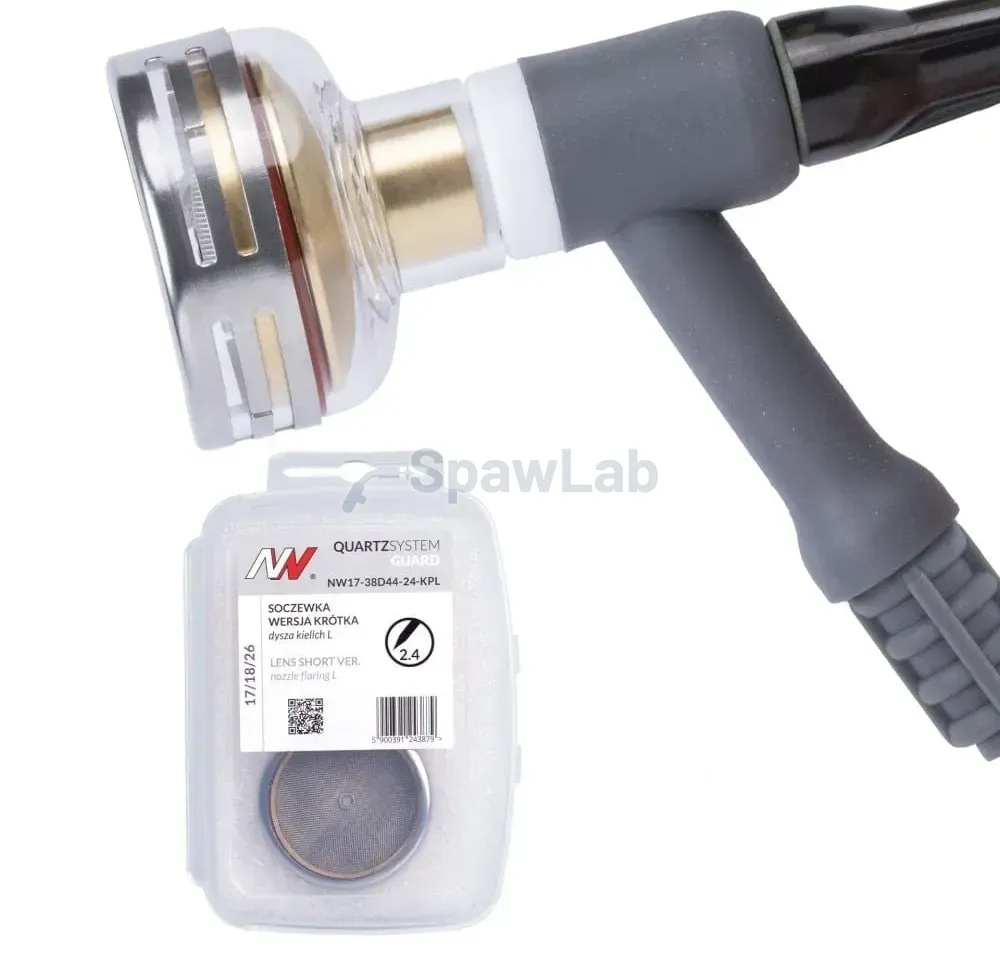 Spartus QUARTZSystem - Soczewka wersja krótka dysza kielich GUARD L #24 [na elektrodę 2.4mm]