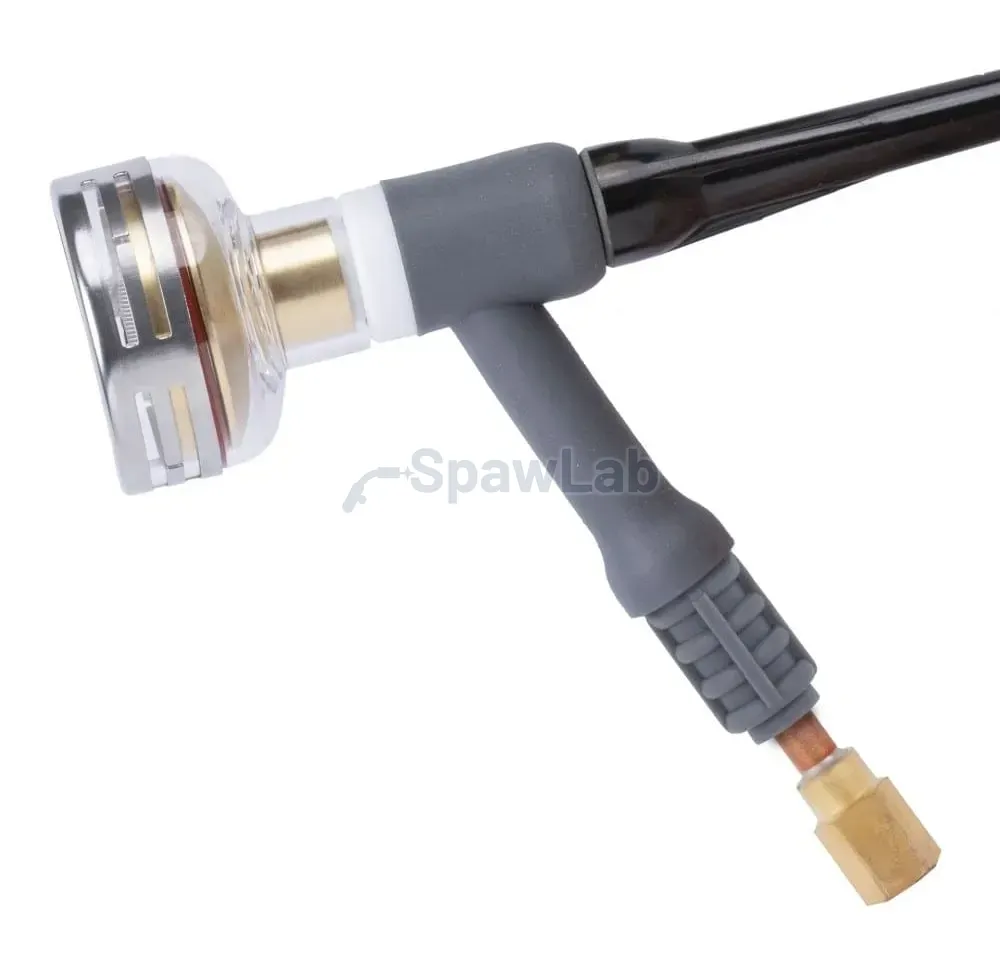 Spartus QUARTZSystem, Gaslinse kurze Ausführung mit Kelchdüse GUARD L #24 [für Elektrode 2,4mm], Bild 2