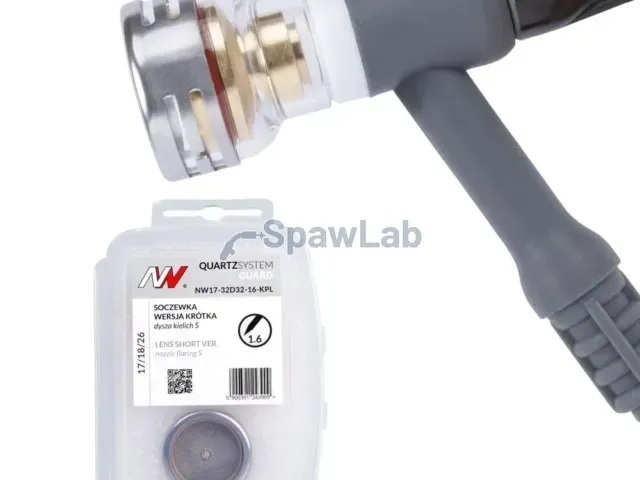 Spartus QUARTZSystem - Soczewka wersja krótka dysza kielich GUARD S #16 [na elektrodę 1.6mm]