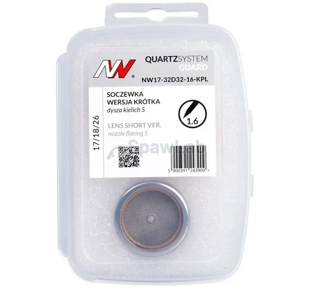 Spartus QUARTZSystem, Gaslinse kurze Ausführung mit Kelchdüse GUARD S #16 [für Elektrode 1,6mm], Bild 5