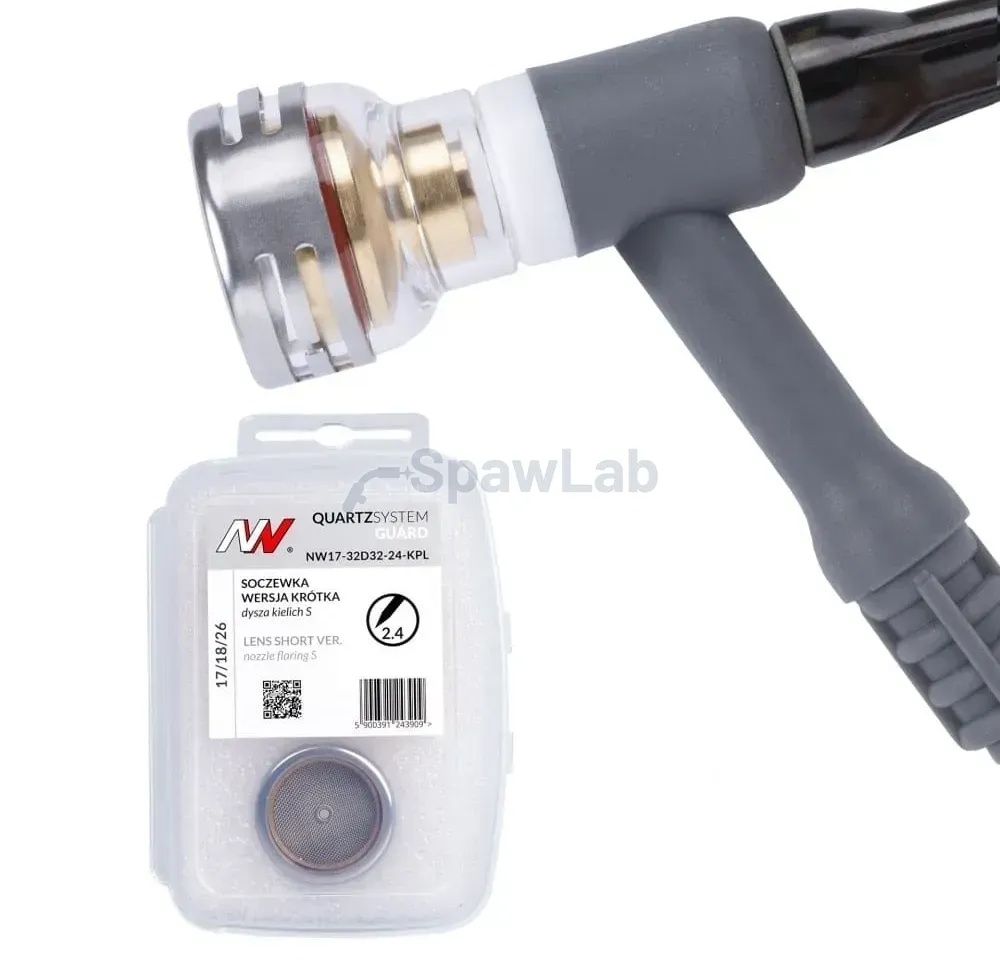 Spartus QUARTZSystem, Gaslinse kurze Ausführung mit Kelchdüse GUARD S #16 [für Elektrode 2,4mm]