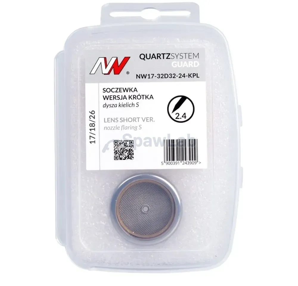Spartus QUARTZSystem, Gaslinse kurze Ausführung mit Kelchdüse GUARD S #16 [für Elektrode 2,4mm], Bild 5