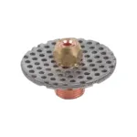 Spartus große Gaslinse, komplett mit auswechselbarem Sieb, QUARTZSYSTEM 9/20, 17/18/26, L=18mm d=2,4mm