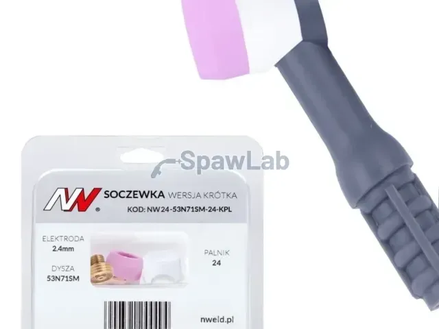Spartus Soczewka wersja krótka 24/24W #7 [na elektrodę 2.4mm] L=15mm