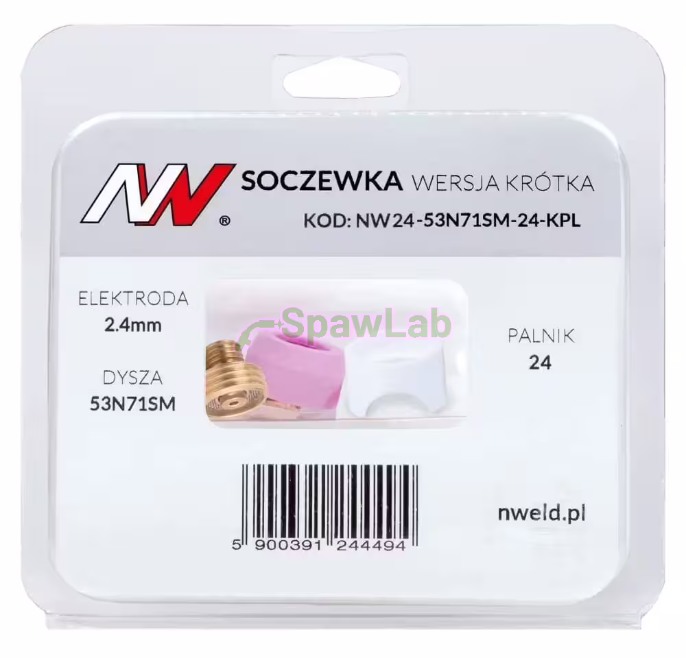 Spartus Linse kurze Ausführung 24/24W #7 [für Elektrode 2.4mm] L=15mm, Bild 4