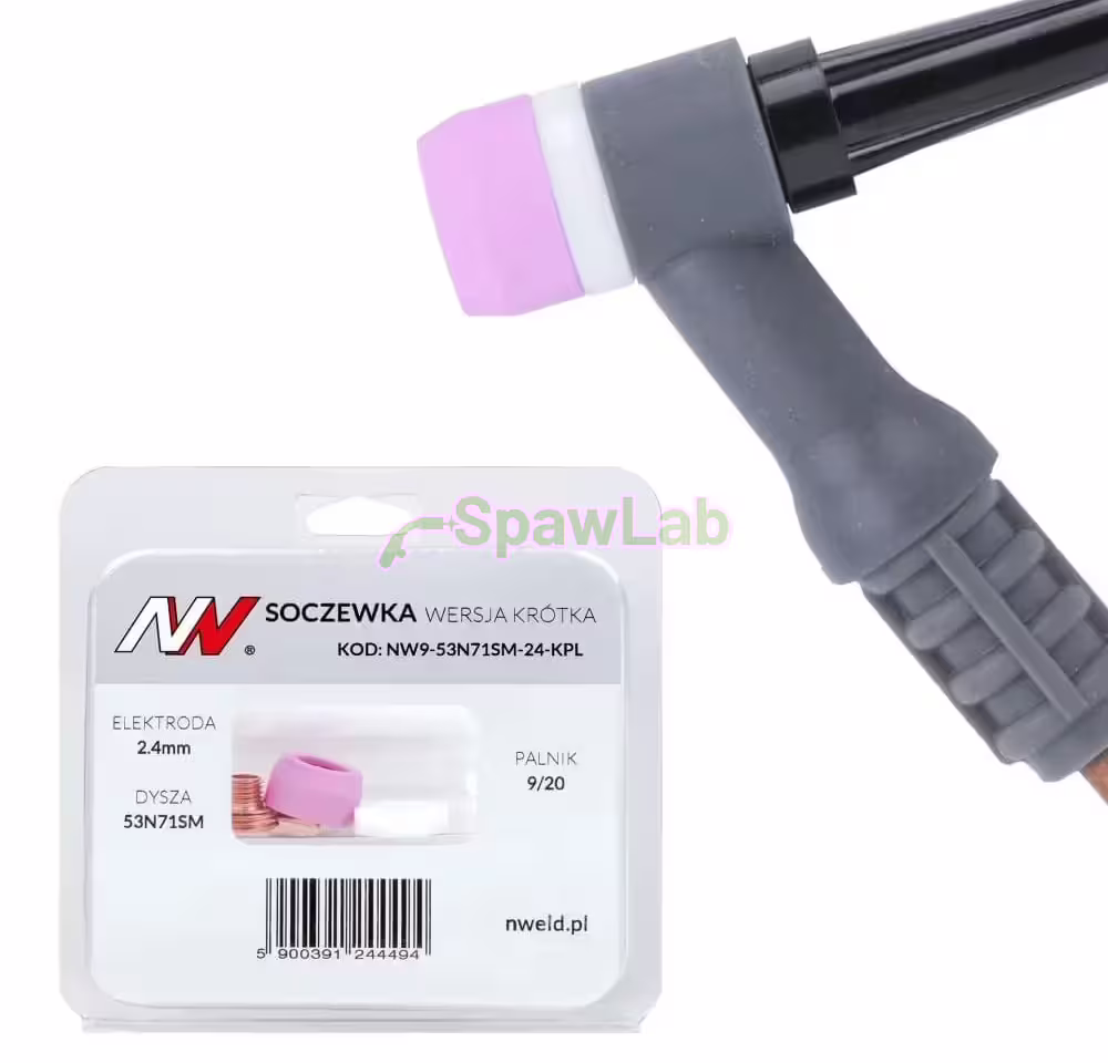 Spartus Soczewka wersja krótka 9/20 #7 [na elektrodę 2.4mm] L=15mm