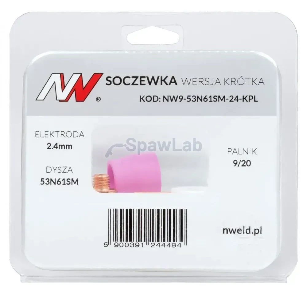 Spartus Soczewka wersja krótka 9/20 #7 [na elektrodę 2.4mm] L=23.5mm, zdjęcie 4