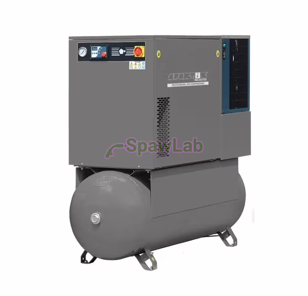 Spartus Sprężarka śrubowa SPARTUS® na zbiorniku, z osuszaczem [500/500 5.5kW 400V 15bar]