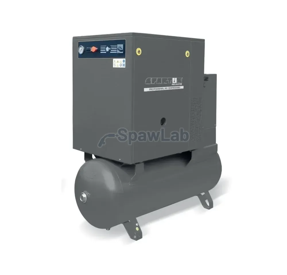 Spartus Screw compressor SPARTUS® tank-mounted, with dryer [700/270 7.5 kW 400V 15bar]