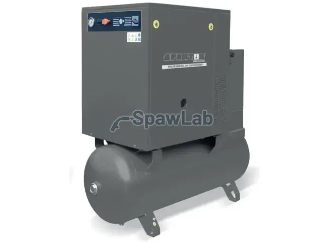 Spartus Sprężarka śrubowa SPARTUS® na zbiorniku, z osuszaczem [700/270 7.5kW 400V 15bar]