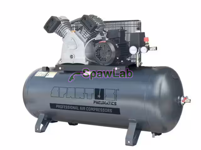 Spartus SPARTUS® Kolbenkompressor auf liegendem Behälter [420/200 2,2 kW 230V 10bar]