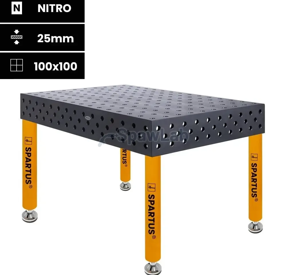 Spartus Stół spawalniczy Spartus Maximus 3D 1500x1000x200mm | D28 | 4 nogi ze stopami L=650mm