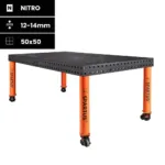Spartus Stół spawalniczy Spartus Maximus 3D 2000x1000x100mm | system D16 | 4 nogi z kółkami L=650mm