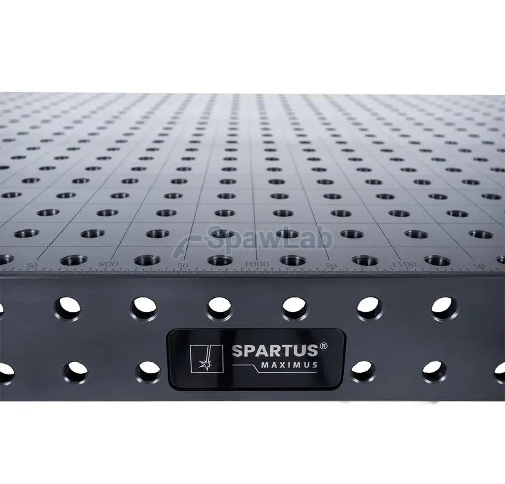 Spartus Stół spawalniczy Spartus Maximus 3D 2000x1000x100mm | system D16 | 4 nogi z kółkami L=650mm, zdjęcie 2