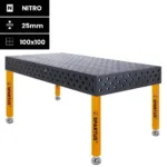 Spartus Stół spawalniczy Spartus Maximus 3D 2000x1000x200mm | D28 | 4 nogi ze stopami L=650mm