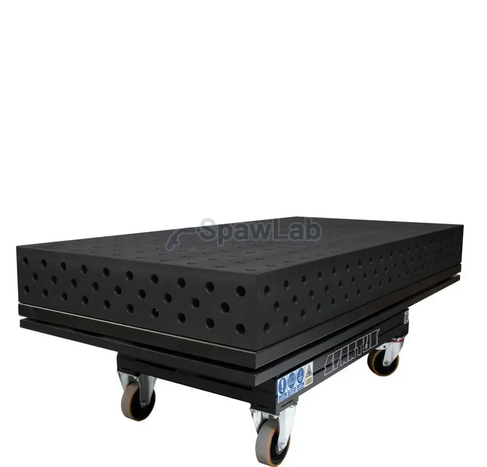 Spartus Stół spawalniczy Spartus Maximus 3D 2000x1000x200mm na podnośniku elektrohydraulicznym, zdjęcie 2