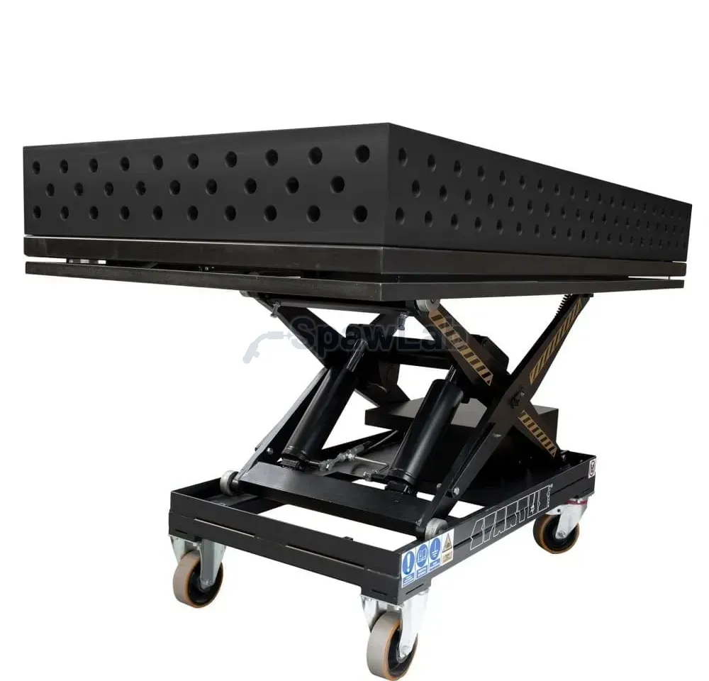 Spartus Stół spawalniczy Spartus Maximus 3D 2000x1000x200mm na podnośniku elektrohydraulicznym, zdjęcie 4