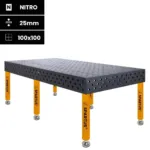 Spartus Stół spawalniczy Spartus Maximus 3D 2400x1200x200mm | D28 | 6 nóg ze stopami L=650mm