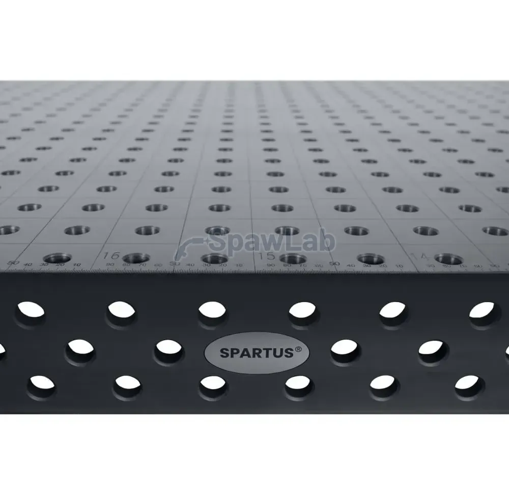 Spartus Stół spawalniczy Spartus Maximus 3D 3000x1500x100mm | system D16 | 8 nóg z kółkami L=650mm, zdjęcie 2