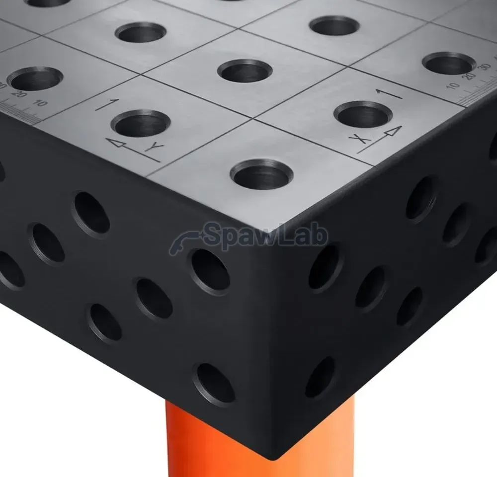 Spartus Stół spawalniczy Spartus Maximus 3D 3000x1500x100mm | system D16 | 8 nóg z kółkami L=650mm, zdjęcie 3