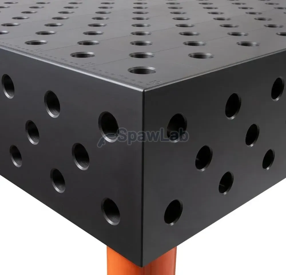 Spartus Stół spawalniczy Spartus Maximus 3D 3000x1500x200mm | diagonalny | D28 | 6 nóg ze stopami L=650mm, zdjęcie 4