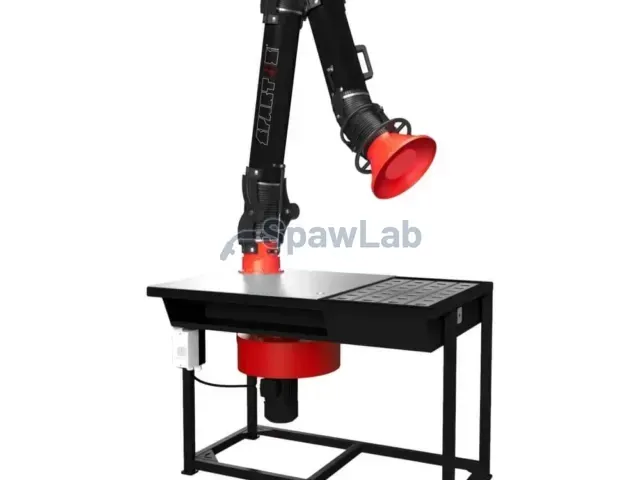 Spartus welding table with fume extraction